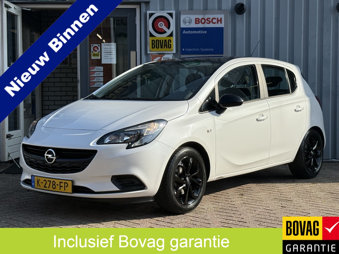 Opel Corsa - 1.4 Black Edition | CARPLAY | CRUISE | NAVI | PARELMOER WIT | - AutoWereld.nl