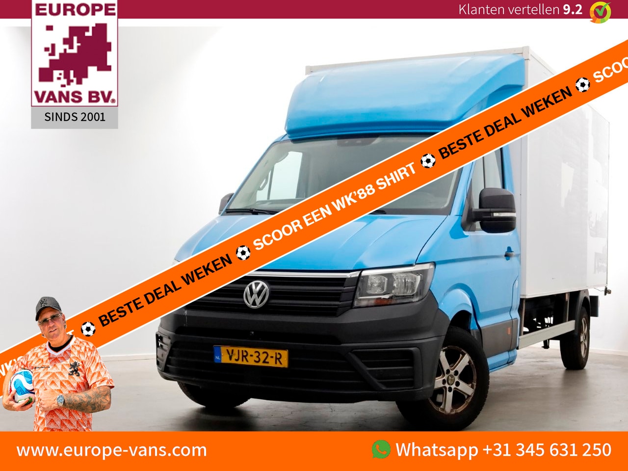 Volkswagen Crafter - 35 2.0 TDI E6 Bakwagen met achterdeuren 2-Persoons 03-2021 - AutoWereld.nl