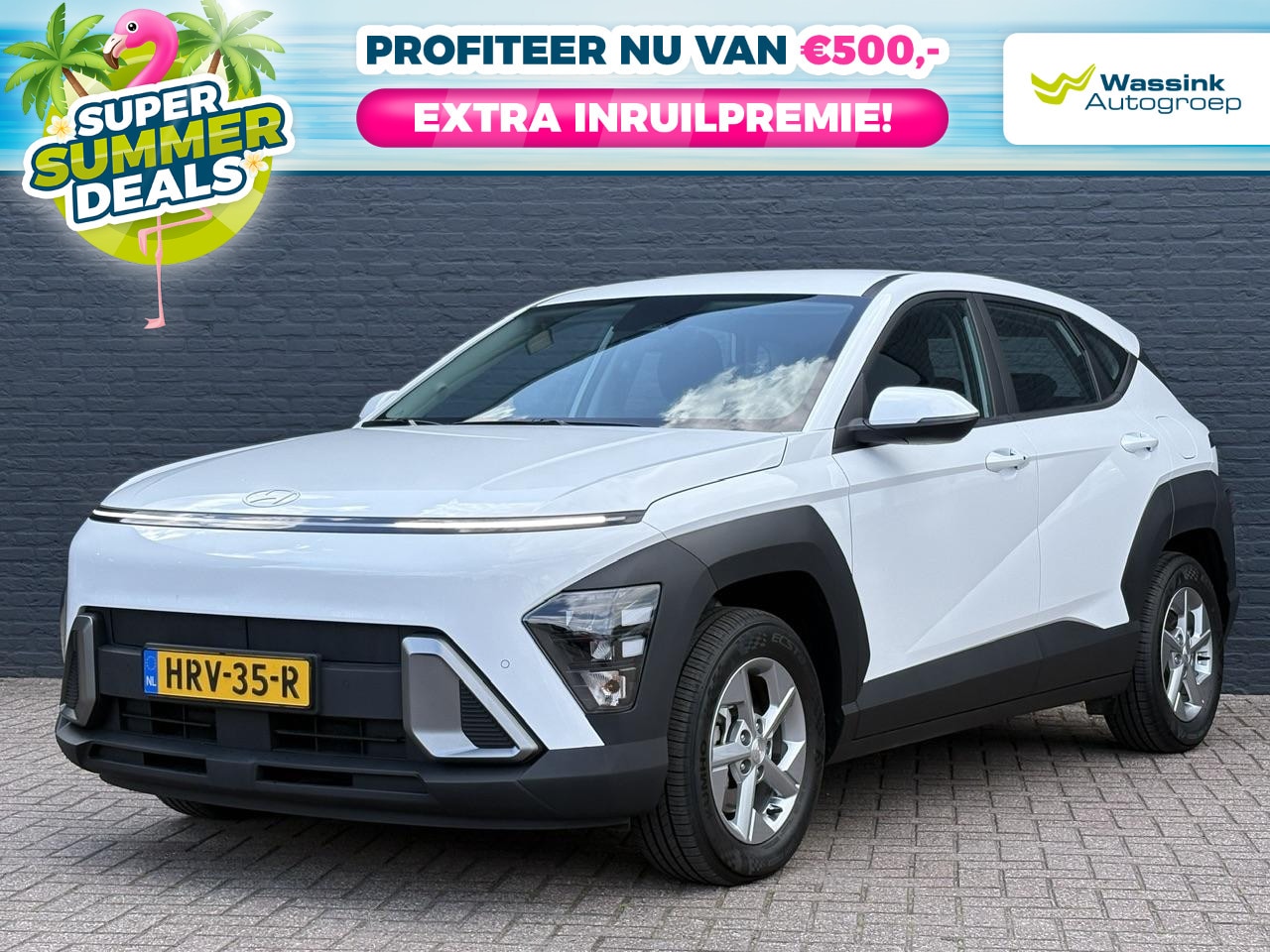 Hyundai Kona - 1.6 GDI HEV HYBRIDE 141pk AUTOMAAT Comfort | LENTEDEALS | Camera | Navigatie | Adaptive Cr - AutoWereld.nl
