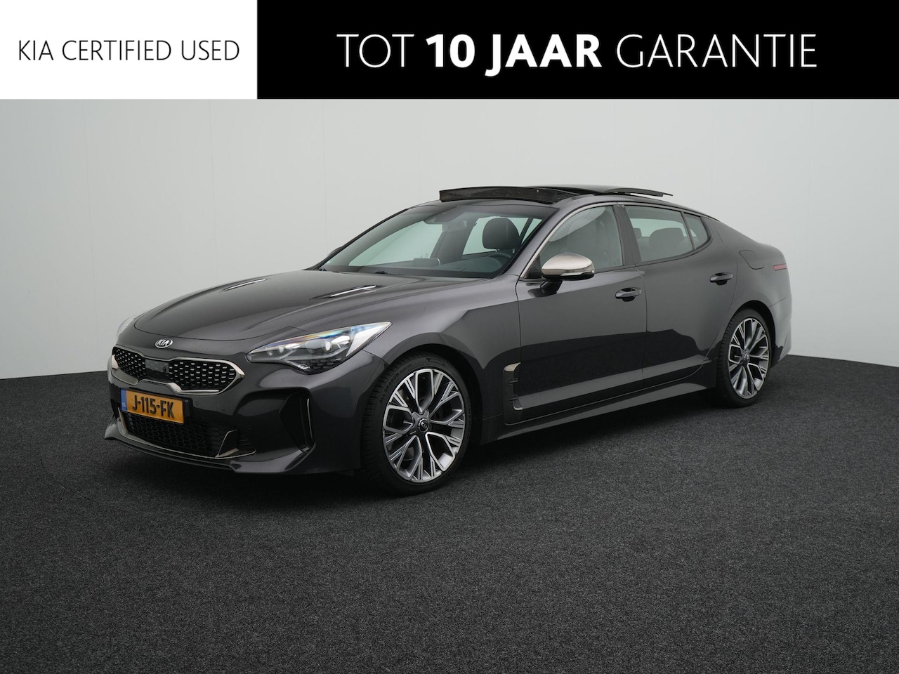 Kia Stinger - 2.0 T-GDI GT-Line | Dealerauto | Full options! | Schuif-kanteldak | Vol leder | Stoelverko - AutoWereld.nl