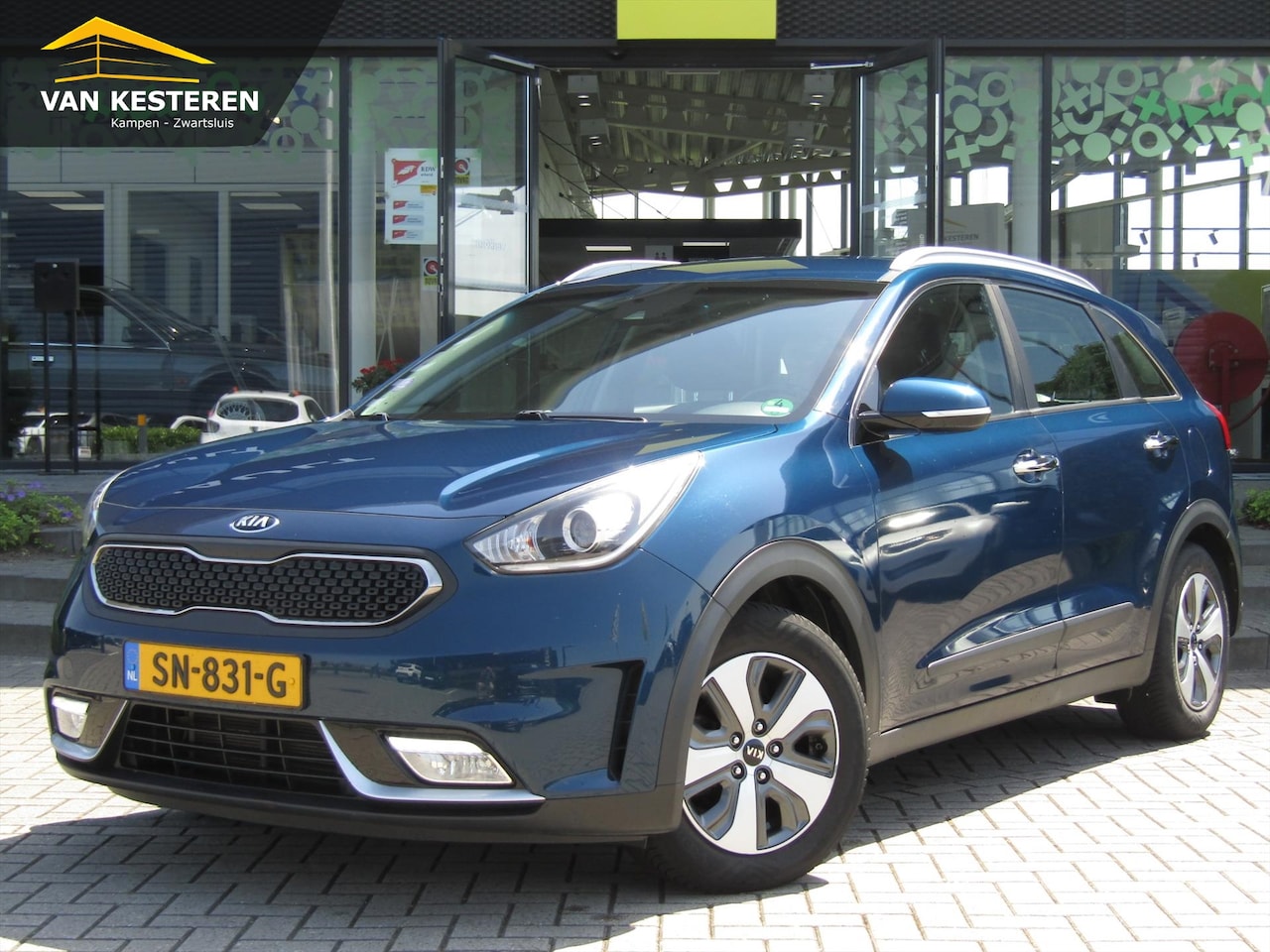 Kia Niro - 1.6 GDi Hybrid 141pk DCT6 DynamicLine / Trekhaak / Navigatie / Camera / Cruise - Control / - AutoWereld.nl