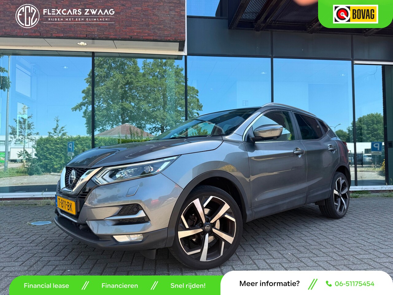 Nissan Qashqai - 1.3 DIG-T Premium Edition - Leder - Navi - Trekhaak - Climate - Parkeerhulp - AutoWereld.nl