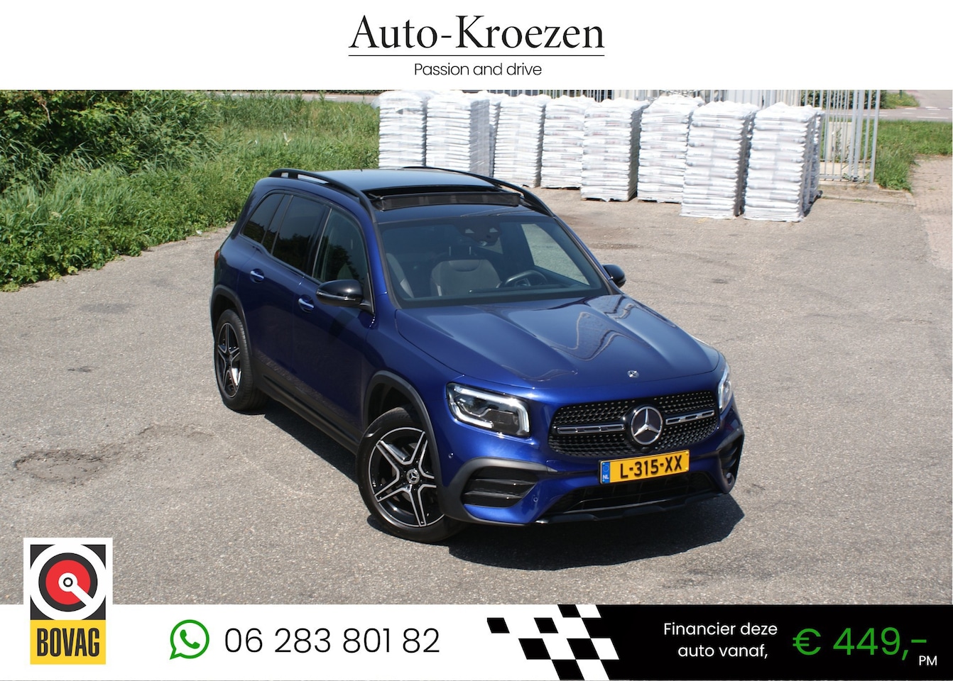 Mercedes-Benz GLB - 180 Business Solution ///AMG pakket | Pano | Night Pakket | Camera | Memory stoelen | - AutoWereld.nl