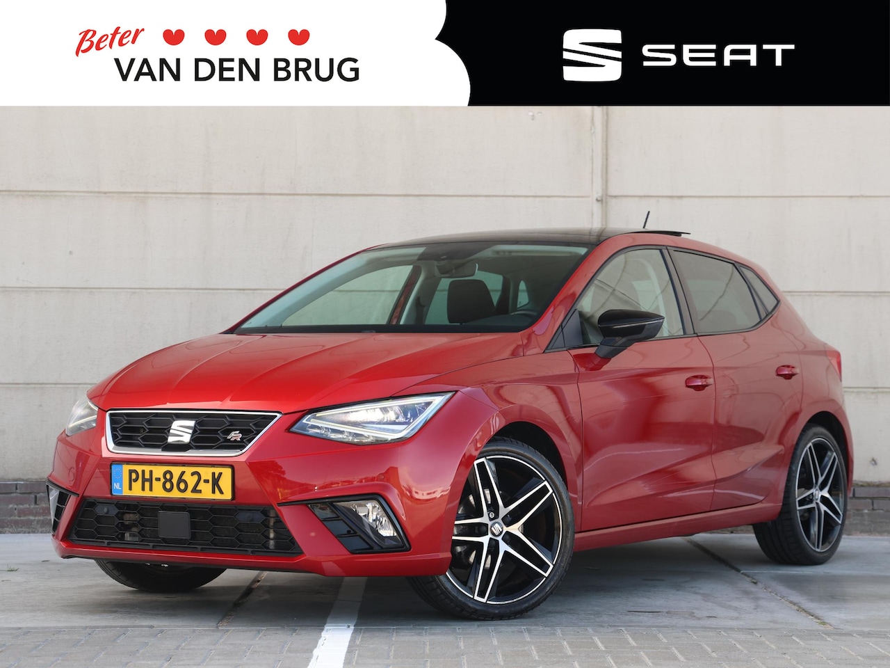 SEAT Ibiza - 1.0 TSI FR Business Intense 116PK | Led | Panoramadak | Camera | Beats audio | Stoelverwar - AutoWereld.nl