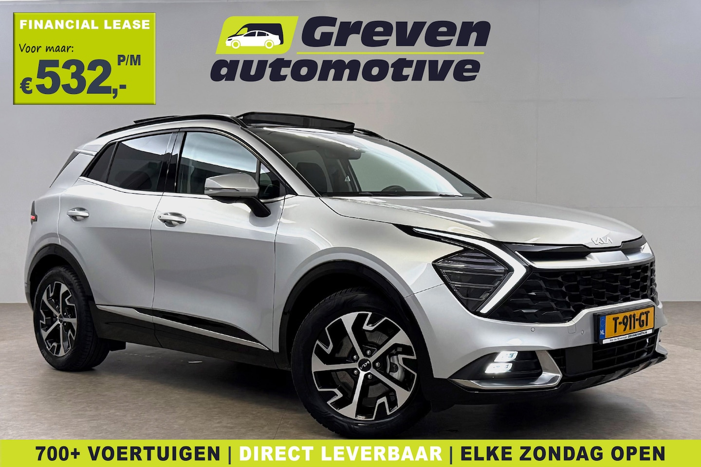Kia Sportage - 1.6 T-GDi Hybrid DynamicPlusLine | Pano | Sfeer | virtual | Camera | Carplay | Cruise | Tr - AutoWereld.nl
