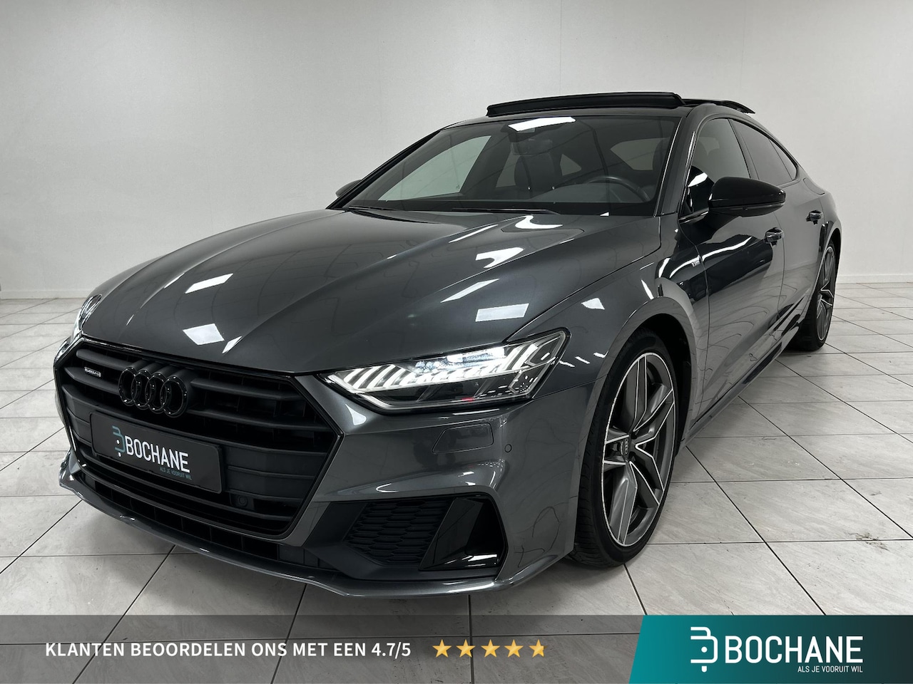 Audi A7 Sportback - 50 TFSI e quattro Pro Line S ELEKTRISCH PANORAMADAK | TREKHAAK | NAVIGATIE | ACHTERUITRIJC - AutoWereld.nl