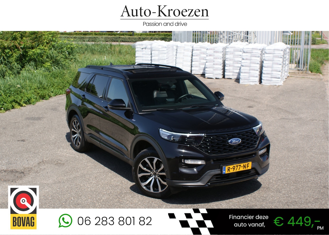 Ford Explorer - 3.0 V6 EcoBoost PHEV ST-Line | Pano | 360 Camera | ACC | Memory stoelen | VUD | - AutoWereld.nl