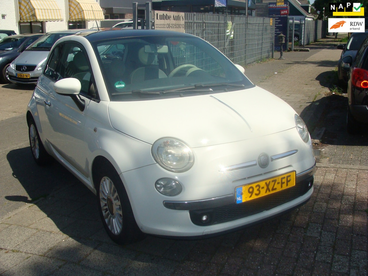 Fiat 500 - 1.4-16V sport glazendak airco nap apk - AutoWereld.nl