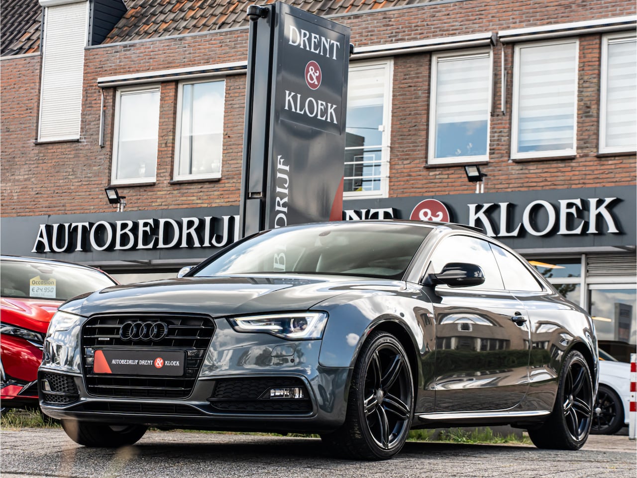Audi A5 Coupé - 2.0 TFSI quattro Pro Line S-Line PANO B&O AUDIO LEDER 19 INCH XENON ELEK STOELEN BLACK OPT - AutoWereld.nl