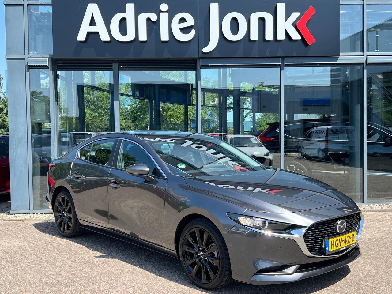 Mazda 3 - 2.5 e-SkyActiv-G M Hybrid 140 Centre-line AUTOMAAT | CAMERA | PARKEERSENSOREN V+A | STOEL- - AutoWereld.nl