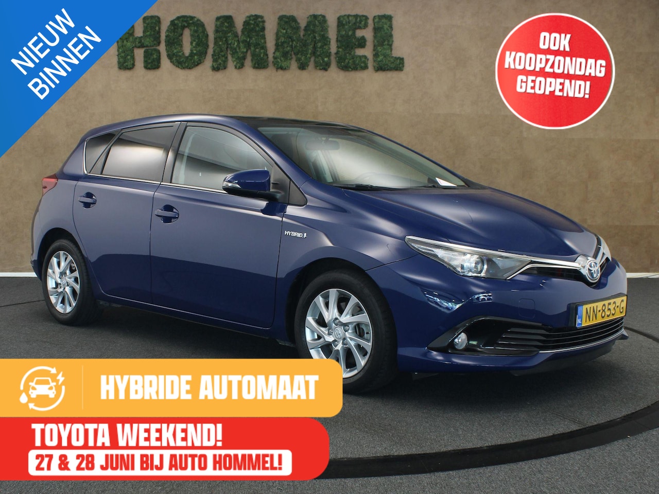 Toyota Auris - 1.8 Hybrid Trend - ORIGINEEL NEDERLANDSE AUTO - ACHTERUITRIJCAMERA - AUTOMATISCHE CLIMATE - AutoWereld.nl