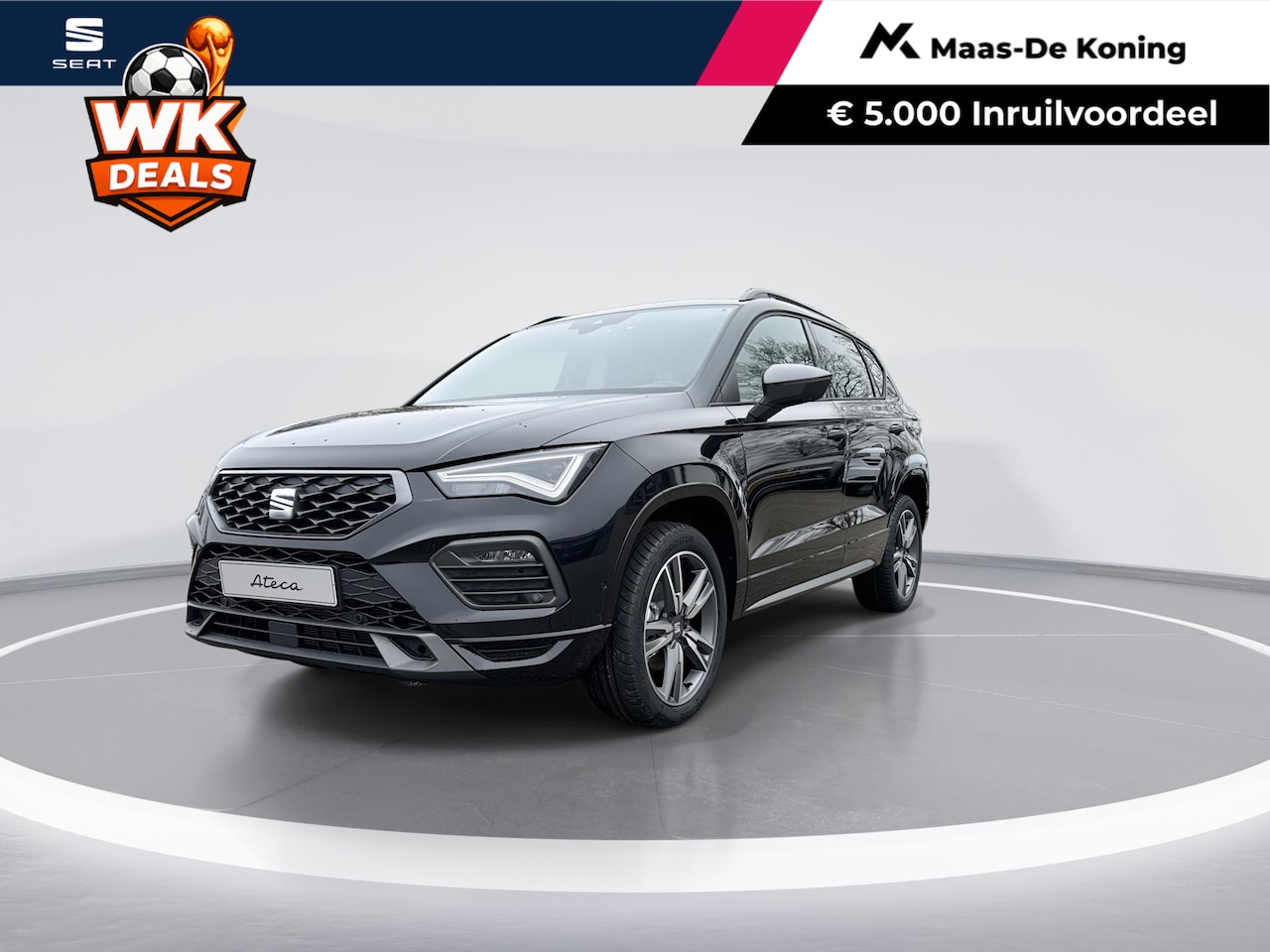 SEAT Ateca - 1.5 TSI FR Business Intense 150 PK DSG l Safe & Driving Pack XL l 18" Performance l 5000 e - AutoWereld.nl