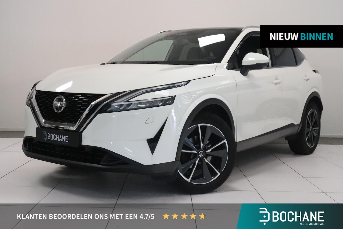 Nissan Qashqai - 1.3 MHEV Xtronic Business Premium | Panoramadak | Memory | Matrix LED | Leder | BOSE audio - AutoWereld.nl