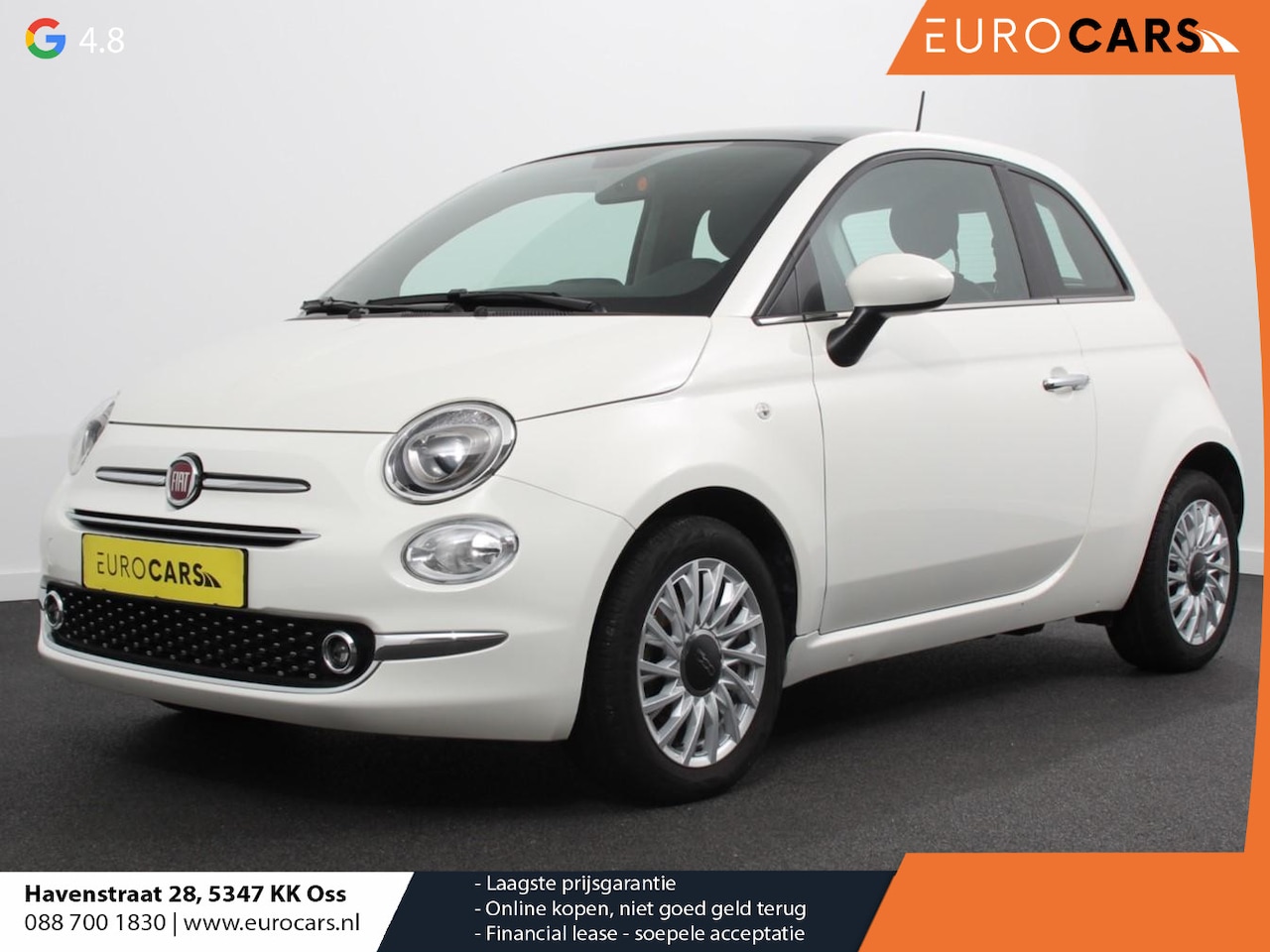 Fiat 500 - 1.0 Hybrid Dolcevita Finale Panorama dak Control Parkeer Sensoren  Lichtmetalen Velgen Cru - AutoWereld.nl