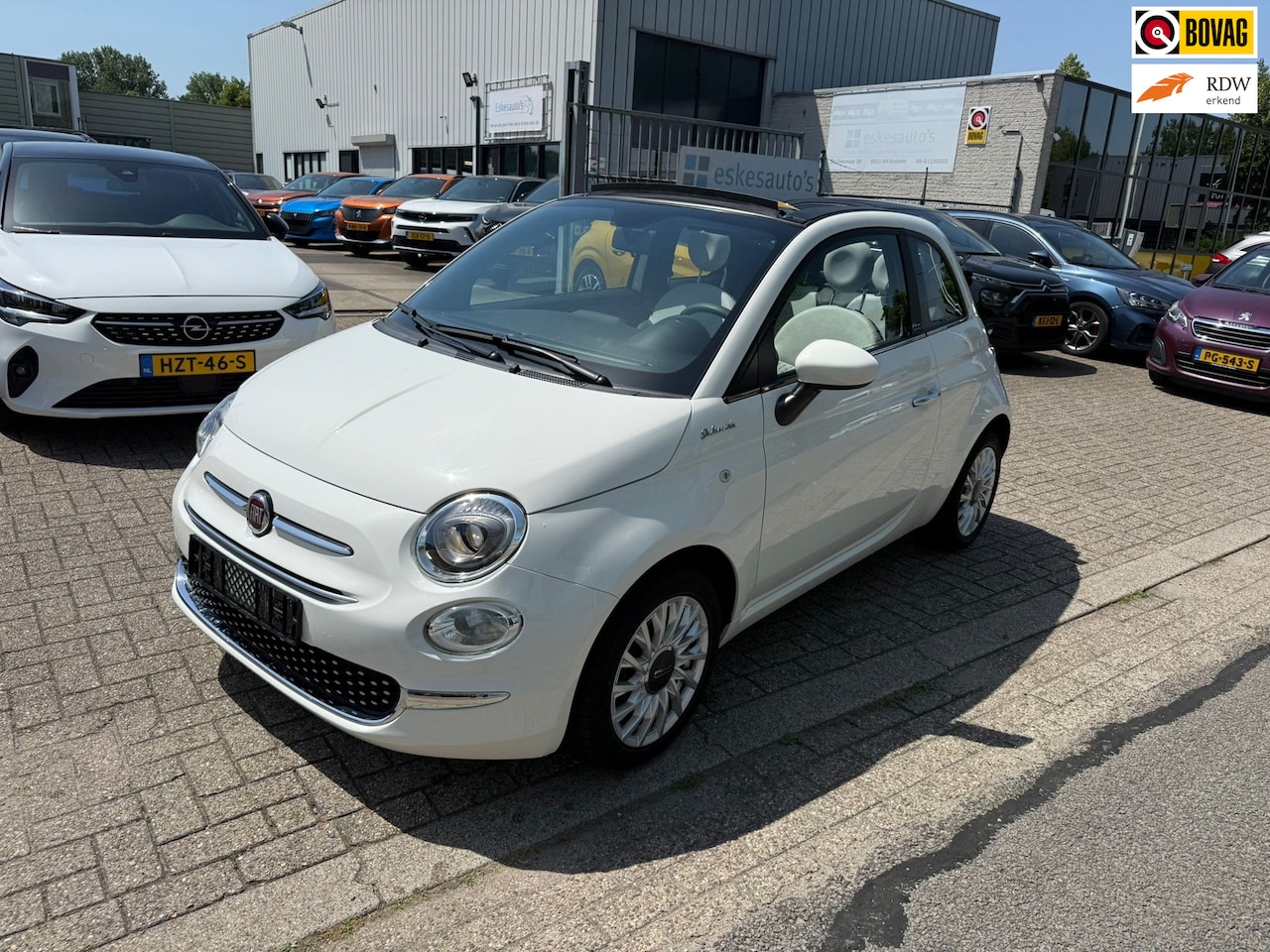 Fiat 500 C - 1.0 Hybrid Dolcevita 1.0 Hybrid Dolcevita, Navigatie, Airco, 1ste eigenaar, INC BTW - AutoWereld.nl