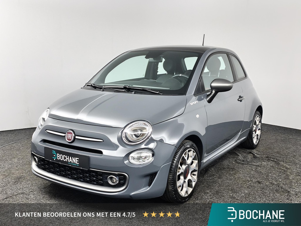Fiat 500 - 1.0 Hybrid Sport | Carplay | Climate Control | Parkeersensoren Achter - AutoWereld.nl