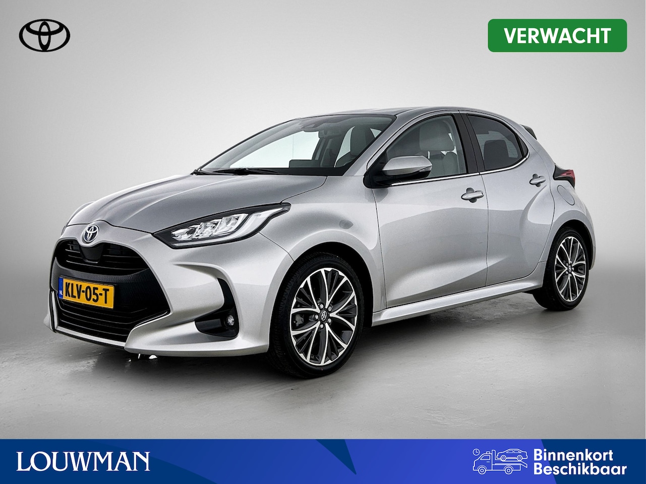 Toyota Yaris - 1.5 Hybrid Style | BTW Voertuig | lichte kleur interieur | Half leder/stof | Stoelverwarmi - AutoWereld.nl