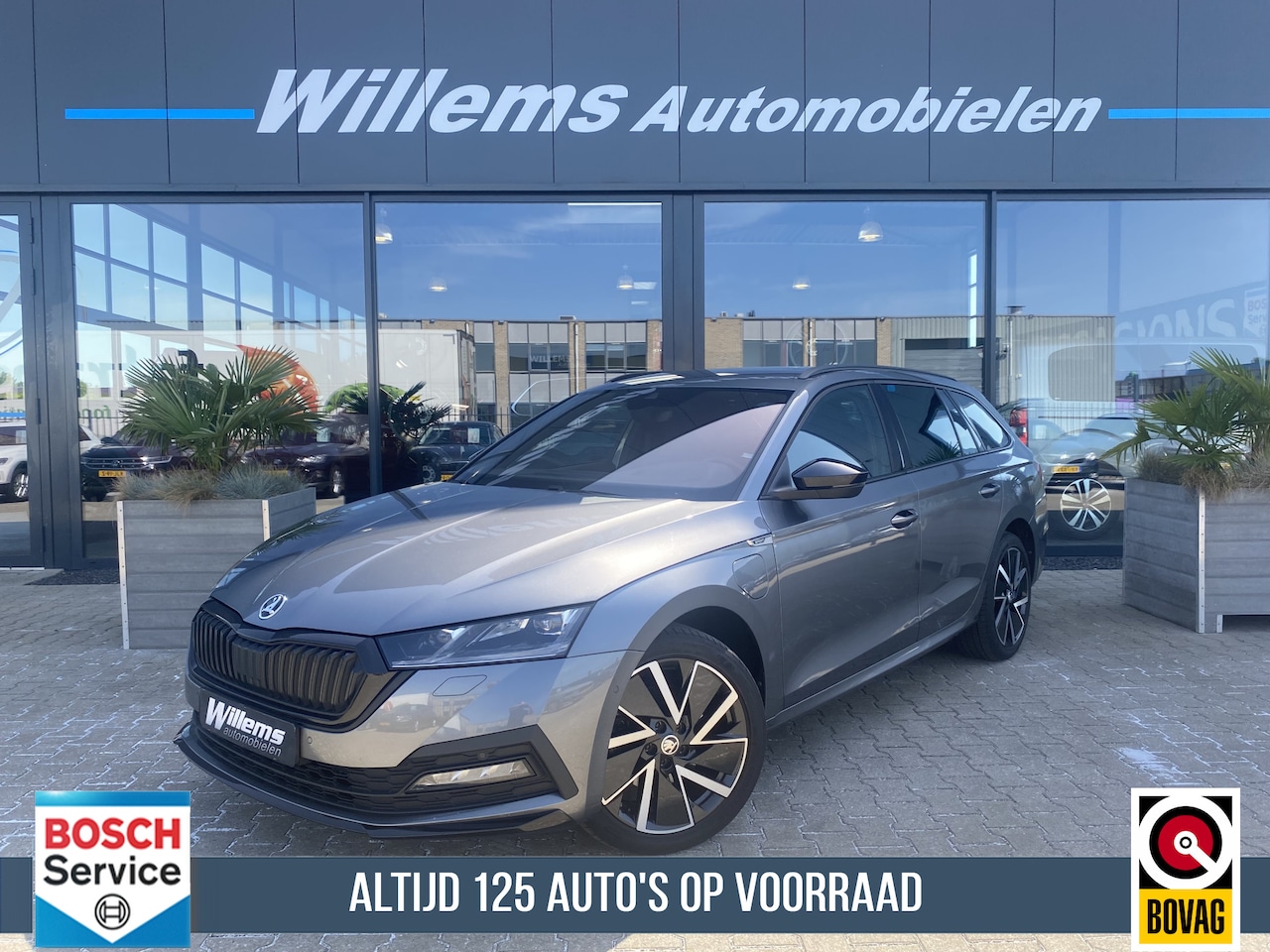 Skoda Octavia Combi - 1.4 TSI iV PHEV Sportline Business Virtual Cockpit, Stoel & Stuur & Bankverwarming - AutoWereld.nl