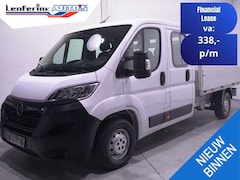 Opel Movano - 2.2d 140 pk Pick Up / Open Laadbak Dubbel Cabine 7p Airco, Cruise Control, LxBxH 280x210x4