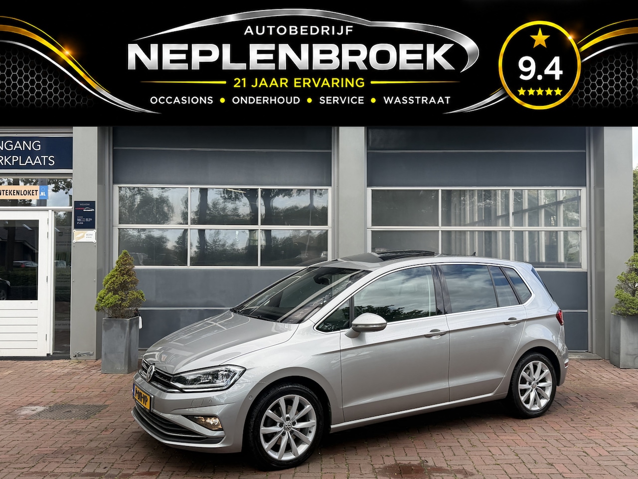Volkswagen Golf Sportsvan - 1.5 TSI ACT Highline Bj 2018 Km 151.000 Nap Navi,Panodak.Trekhaak,Cruise 150pk - AutoWereld.nl