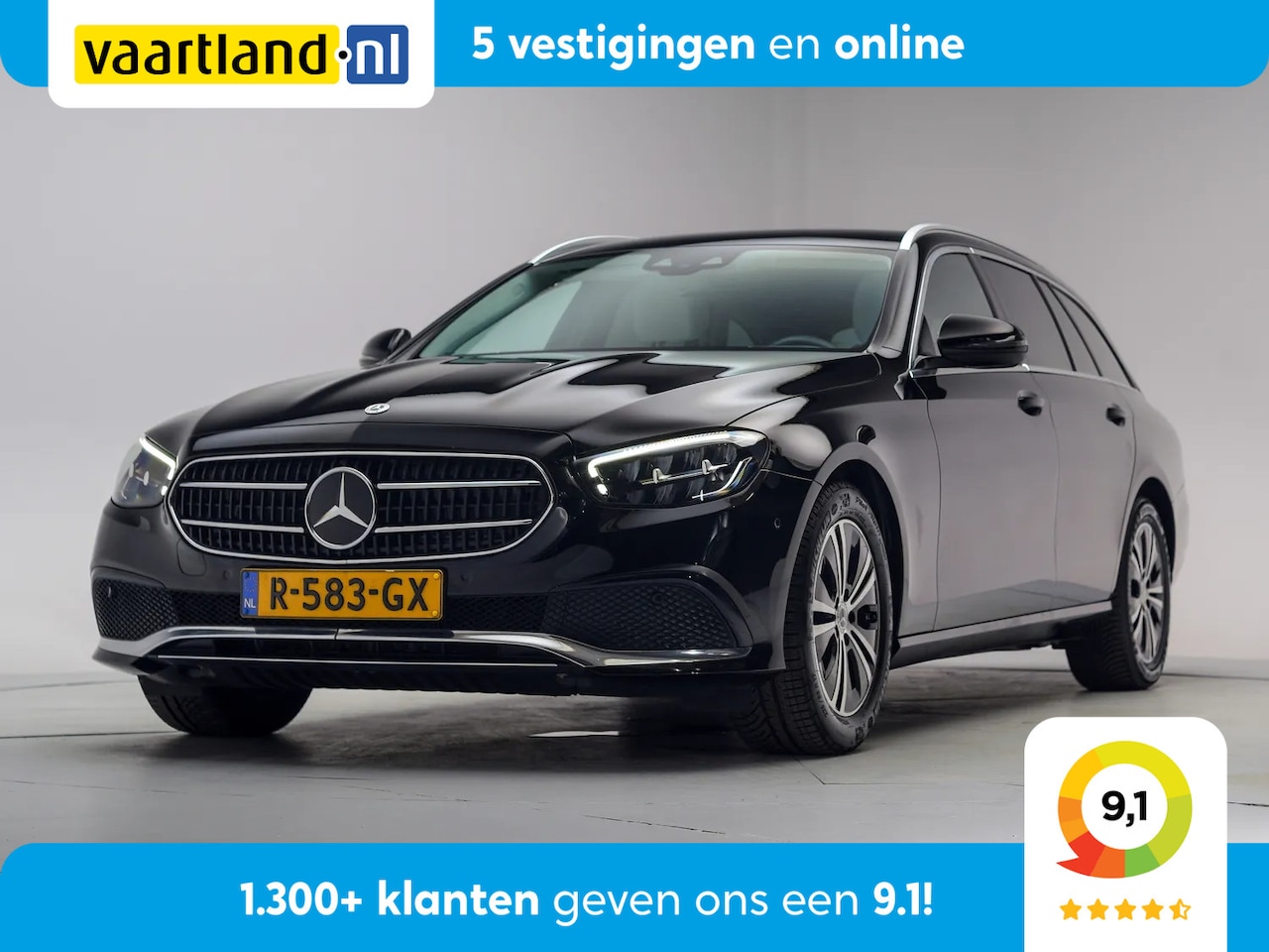 Mercedes-Benz E-klasse Estate - 200 Luxury Aut. [ LED Leder Navi Camera ] - AutoWereld.nl