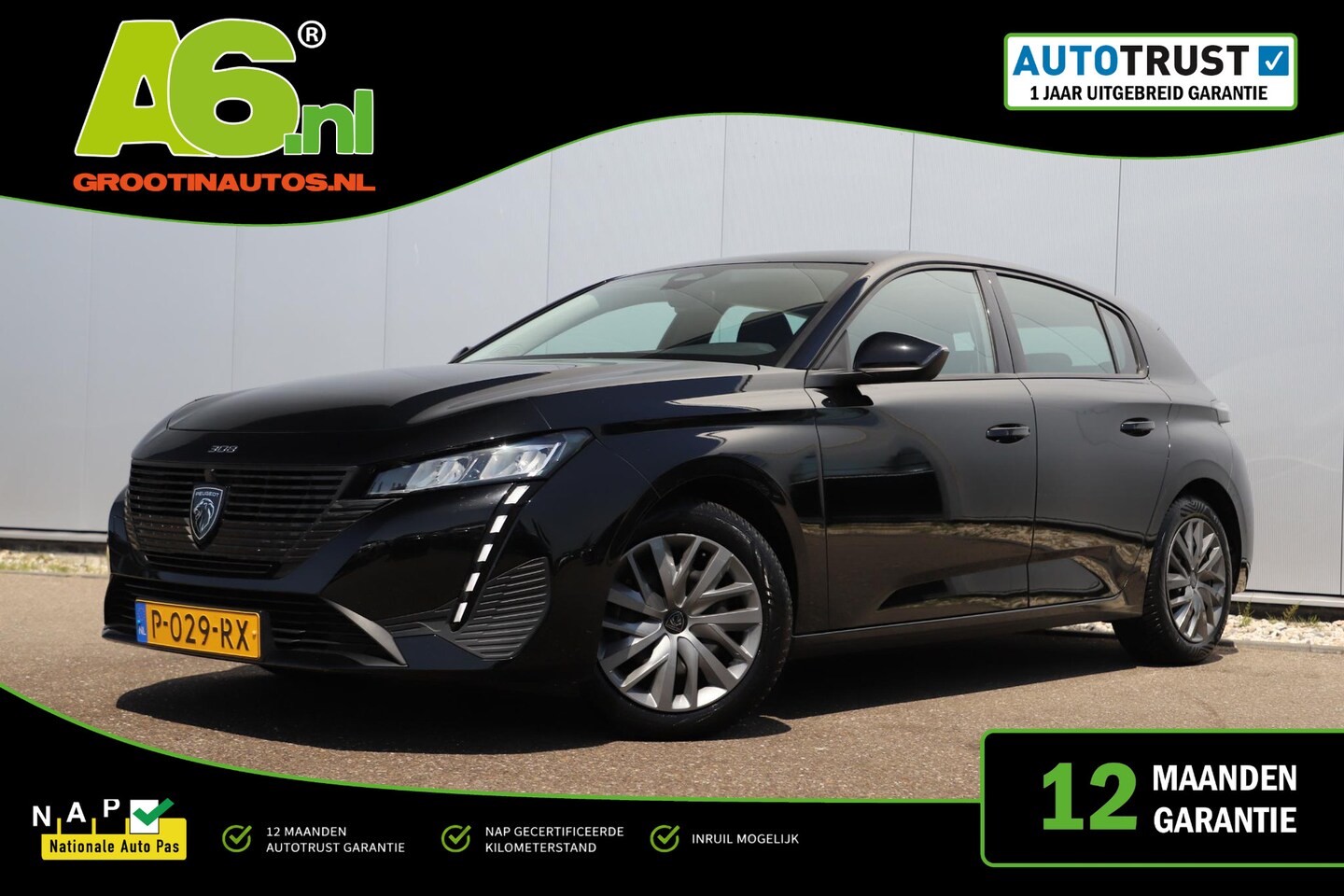 Peugeot 308 - 1.2 PureTech Active Pack Business 110PK Navigatie Carplay Android Climate Cruise Control - AutoWereld.nl