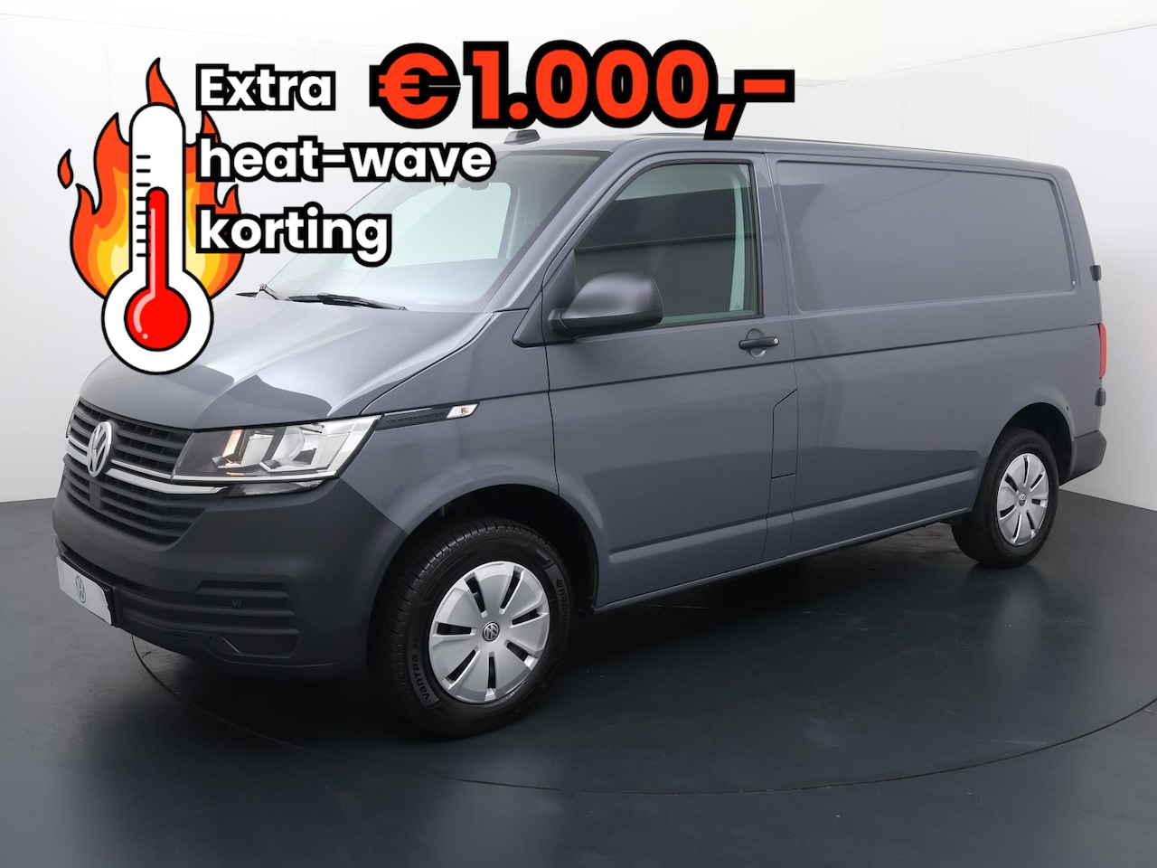 Volkswagen Transporter - Bedrijfswagens 2.0 TDI L1H1 28 | 110 PK | Airco | Parkeersensoren | Apple Carplay/Android - AutoWereld.nl