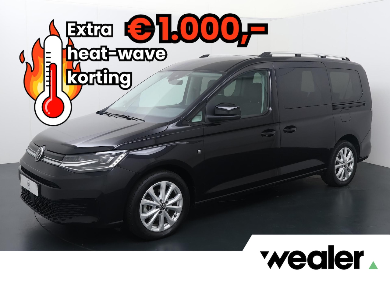 Volkswagen Caddy Maxi - Bedrijfswagens Life 1.5 TSI Life 7p | 114 PK | Automaat | Adaptive Cruise Control | Keyles - AutoWereld.nl