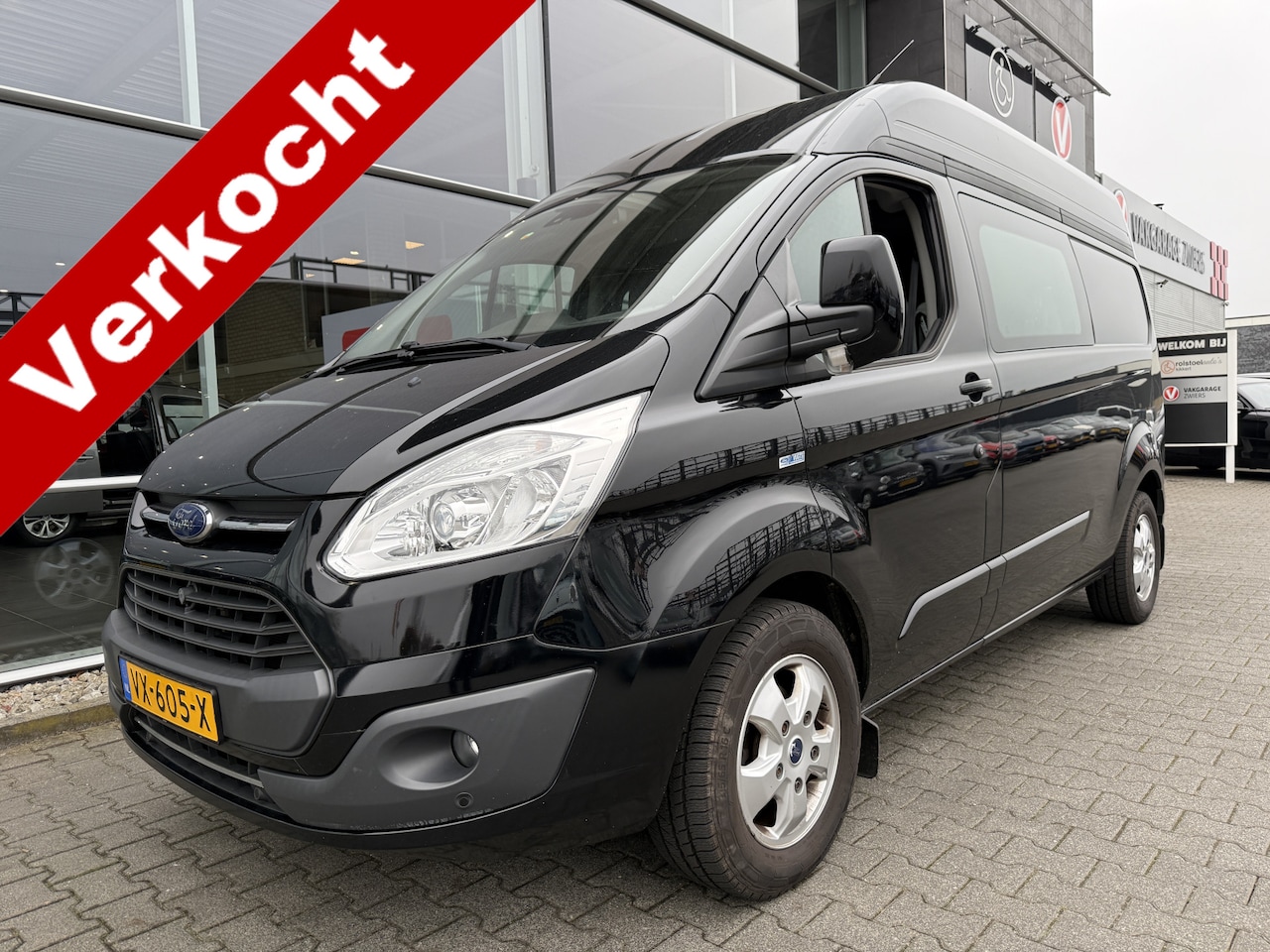 Ford Transit Custom - 5+1 Rolstoelbus 290 2.0 TDCI L2H2 Limited (Mooie ruime 5+1 Rolstoelbus met lift!) - AutoWereld.nl