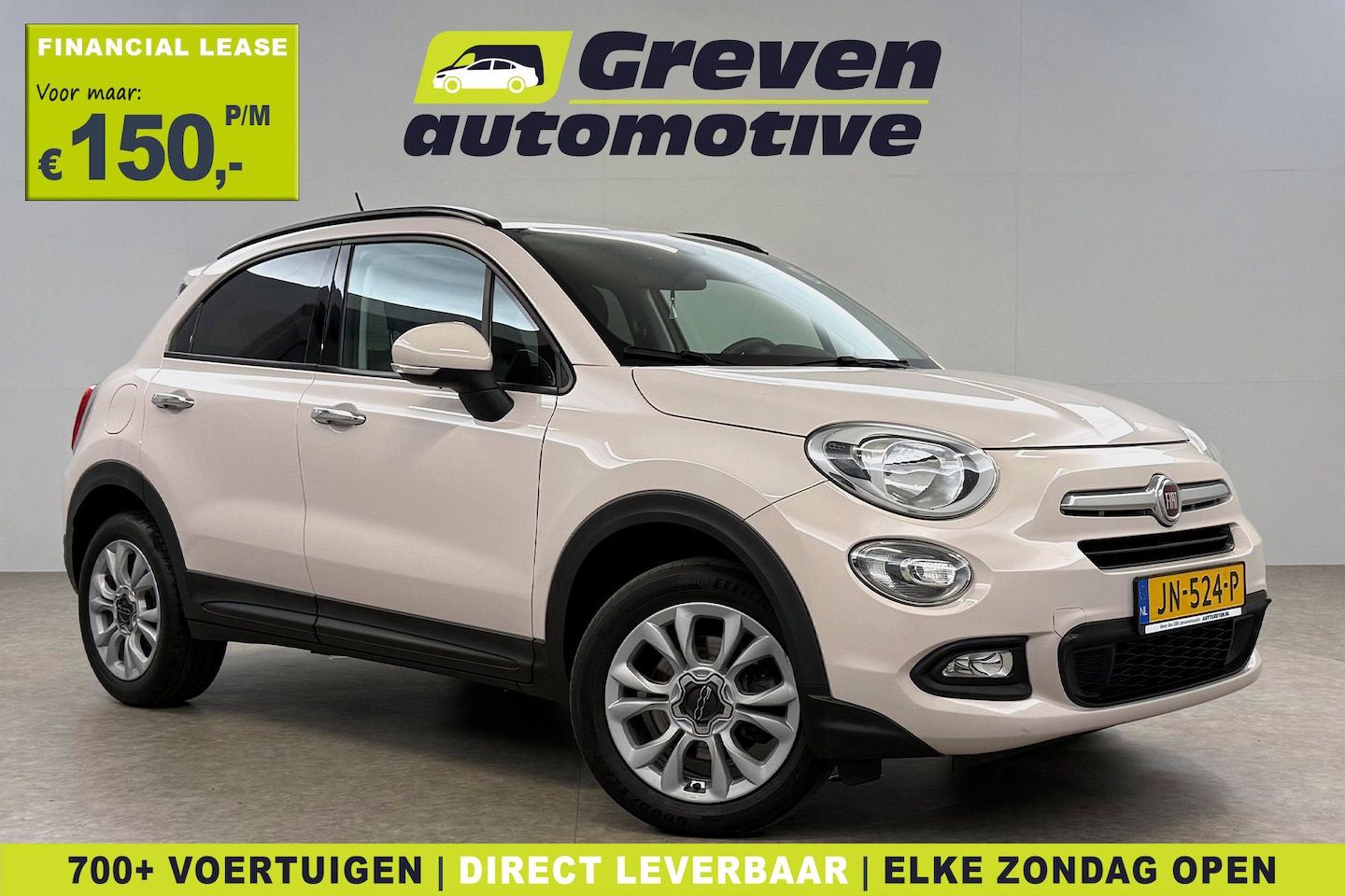 Fiat 500 X - 1.4 Turbo MultiAir PopStar 141PK | Clima | Cruise | Navigatie | Parkeersensoren  | NAP - AutoWereld.nl