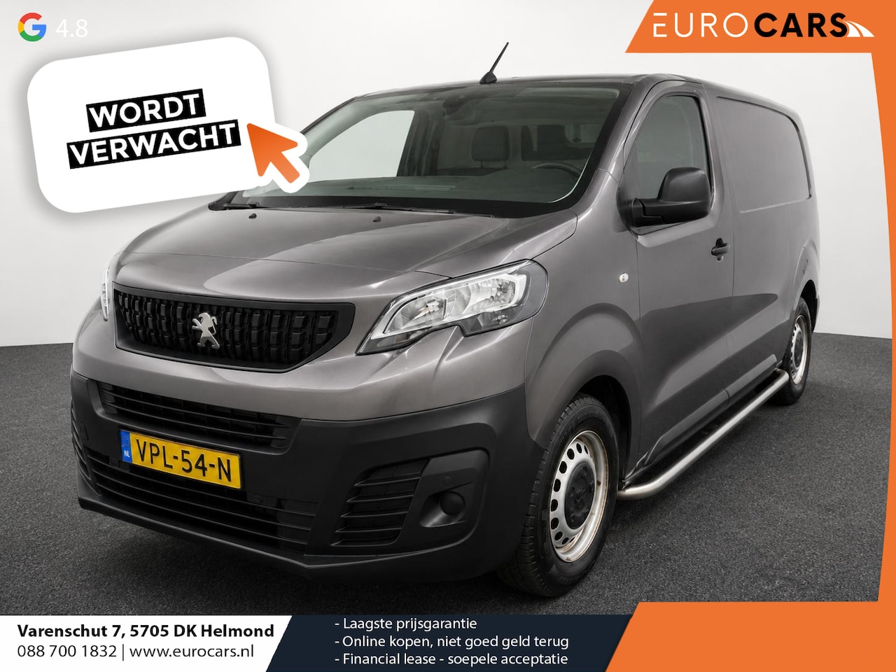 Peugeot Expert - 2.0 BlueHDI 145 Standard Premium Airco Navi Cruise Control Sidebars PDC VA + Camera DAB+ - AutoWereld.nl