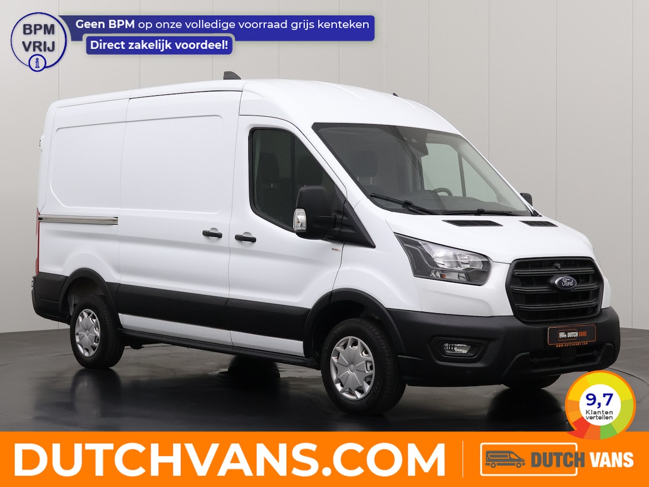 Ford Transit - 2.0TDCi 130PK L2H2 | Airco | Cruise | 3-Zits | Betimmering - AutoWereld.nl