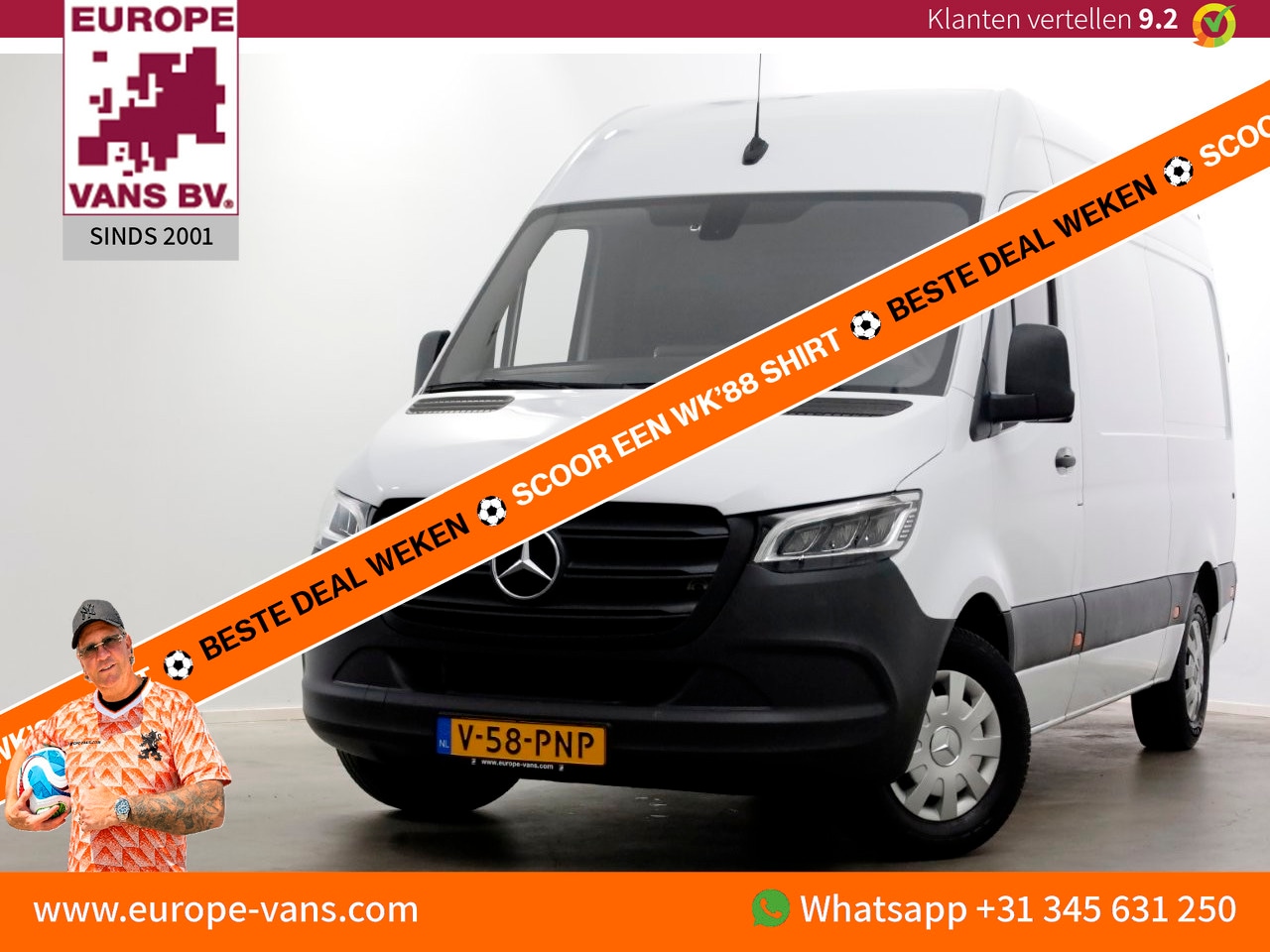 Mercedes-Benz Sprinter - 315 CDI 150pk RWD L2H2 LED/Airco/Camera 08-2021 - AutoWereld.nl