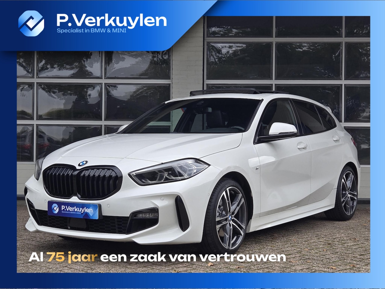 BMW 1-serie - 118i High M SPORT | PANORAMA | CAMERA | LEDER | SPORTSTOELEN | 18 INCH LM VELGEN | TREKHAA - AutoWereld.nl