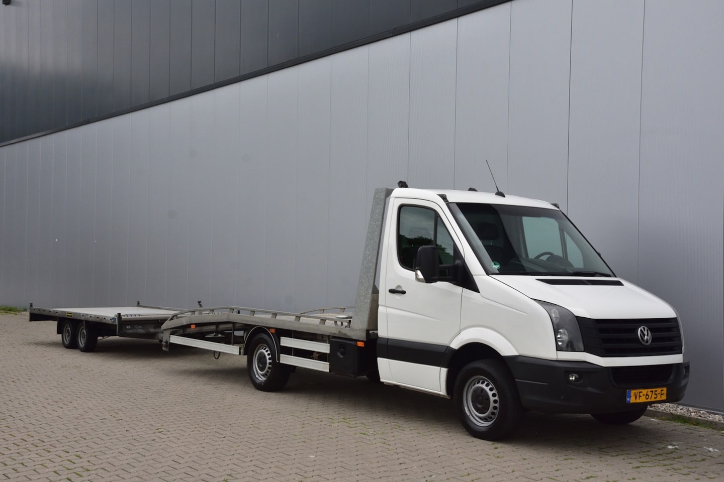 Volkswagen Crafter - 35 2.0 TDI + Aanhanger, Luchtvering, Tachograaf, Navi, Airco, Goed onderhouden! Oprijwagen - AutoWereld.nl