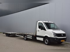 Volkswagen Crafter - 35 2.0 TDI + Aanhanger, Luchtvering, Tachograaf, Navi, Airco, Goed onderhouden Oprijwagen