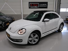 Volkswagen Beetle - 1.2 TSI CUP Panoramadak Airco-ecc Navigatie Bluetooth Stoelverwarming 1e Eigenares Boekjes