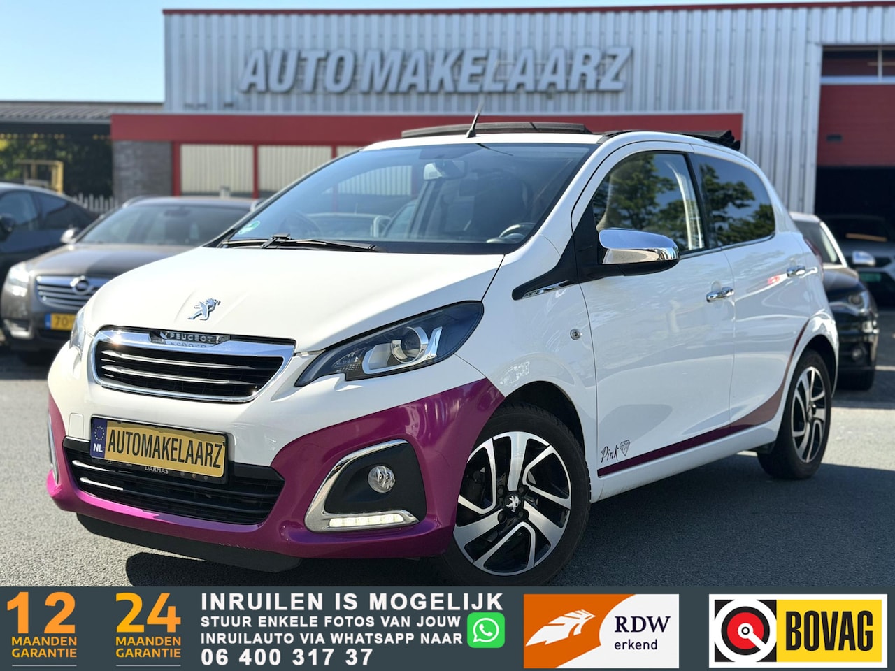 Peugeot 108 - 1.2 Puretech TOP! Pink Edition - AutoWereld.nl