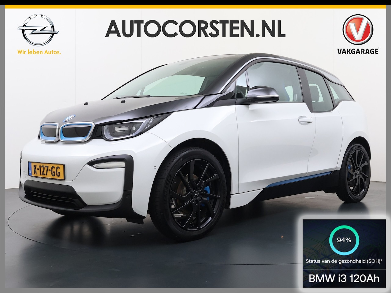 BMW i3 - Executive Edition 120Ah 42kWh SOH 94% Warmtepomp Two-Tone Camera Navi-Pro Stoelverwarming - AutoWereld.nl