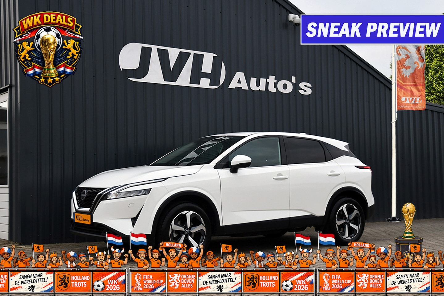 Nissan Qashqai - 1.3 MHEV N-Connecta 06-2023 | BTW | Virtual CP | Cam360 | Navi - AutoWereld.nl