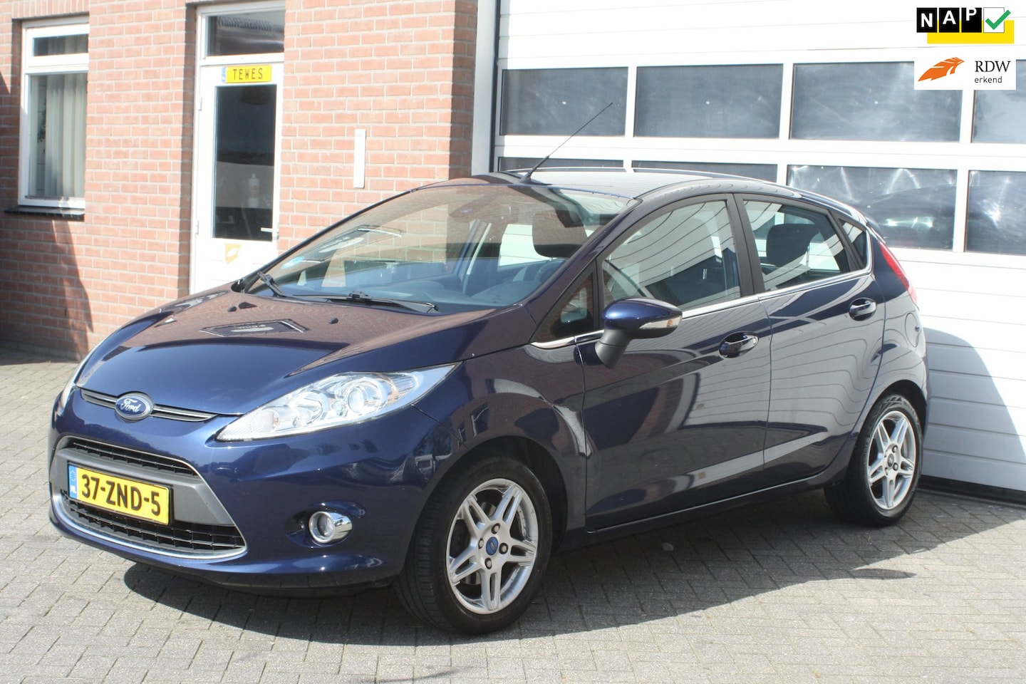 Ford Fiesta - 1.25 Garantie, 5 Deurs, Airco, Nieuwe distributie W pomp, Licht Metalen Velgen, NL Auto - AutoWereld.nl