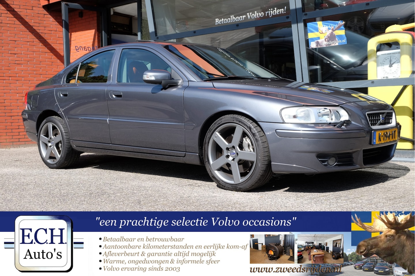 Volvo S60 - 2.5 R 300 pk Aut. Atacama Leer, Schuifdak - AutoWereld.nl