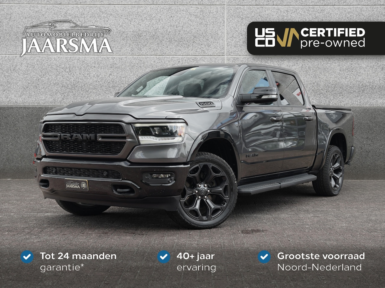 Dodge Ram 1500 - 5.7 V8 4x4 Crew Cab BackCountry |Half Leder |PRINS LPG |Gespoten cover | - AutoWereld.nl