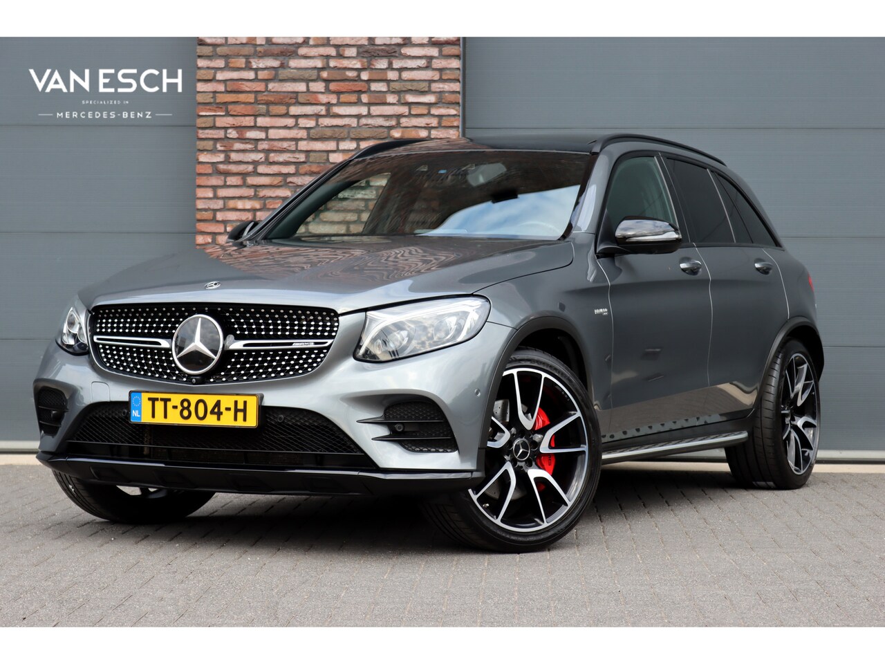 Mercedes-Benz GLC-klasse - AMG 43 4MATIC | Luchtvering | Distronic+ | Carbon | Memory | Burmester | Panoramadak | HUD - AutoWereld.nl