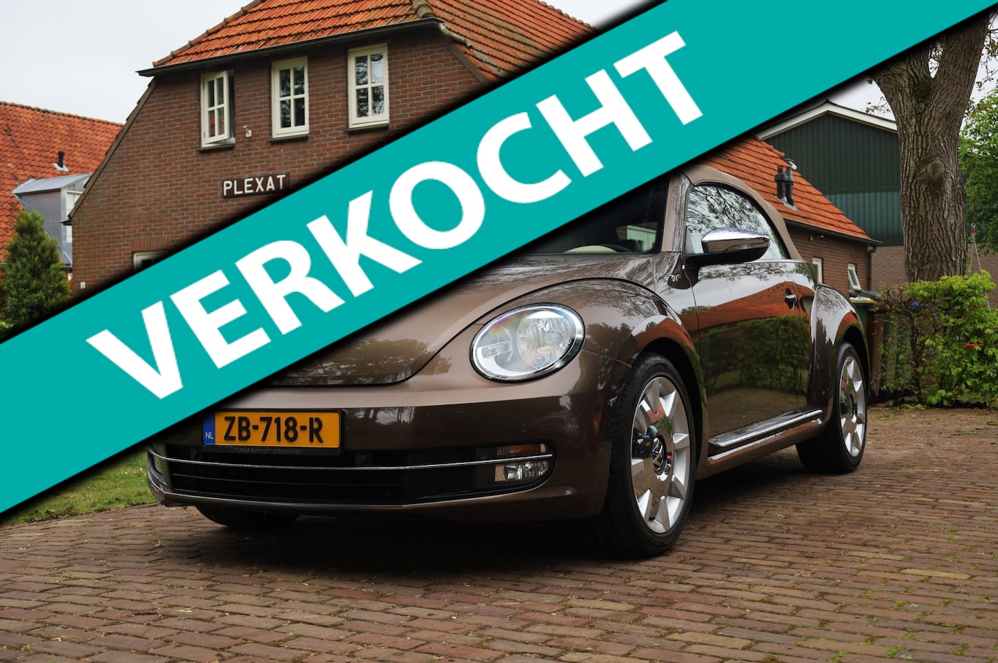 Volkswagen Beetle Cabriolet - 1.2 TSI Higline BlueMotion | 70s Uitvoering | Uniek | Leder | Stoelverwarming | Historie | - AutoWereld.nl