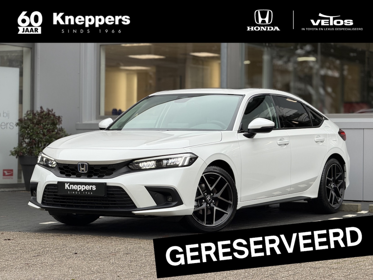 Honda Civic - 2.0 e:HEV Advance € 4000,- KORTING Panoramadak, Lederen bekleding, Bose audiosysteem - AutoWereld.nl