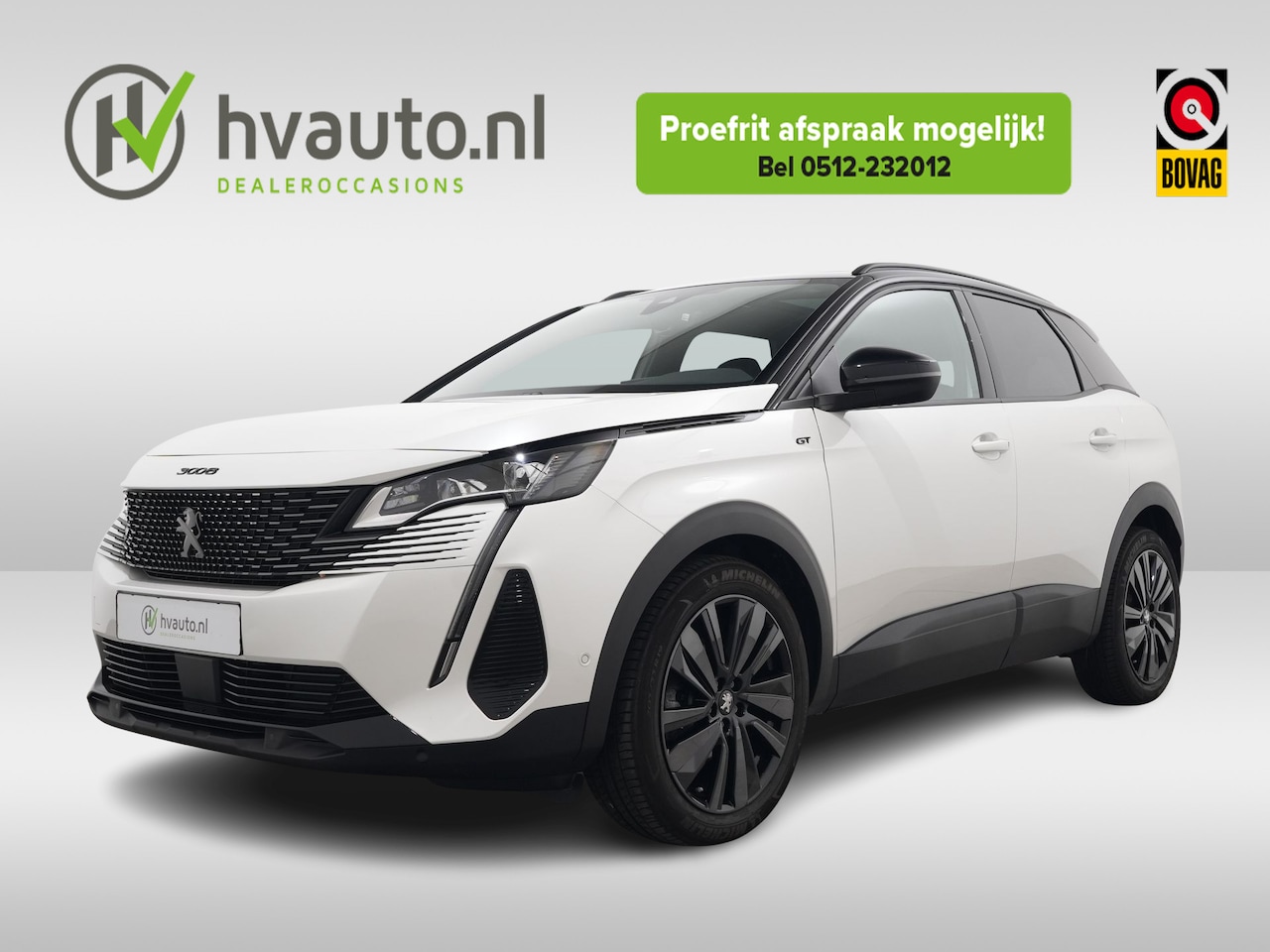 Peugeot 3008 - 1.2 TURBO 130PK GT BLACK PACK EAT8 | Panoramadak | El. achterklep | 19 inch - AutoWereld.nl