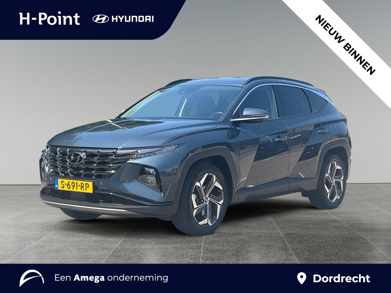 Hyundai Tucson - Premium 1.6 T-GDI HEV 230pk | LEDER | STOELVENTILATIE + VERW. | BLIND SPOT CAMERA | KEYLES - AutoWereld.nl