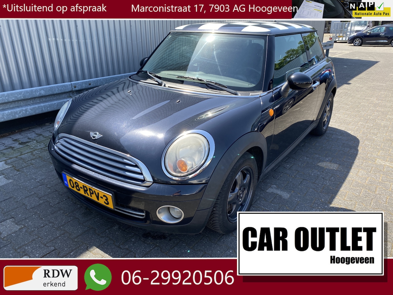 MINI 3-Deurs - 1.4 One met Airco, LM & Nieuwe APK – Inruil Mogelijk – - AutoWereld.nl