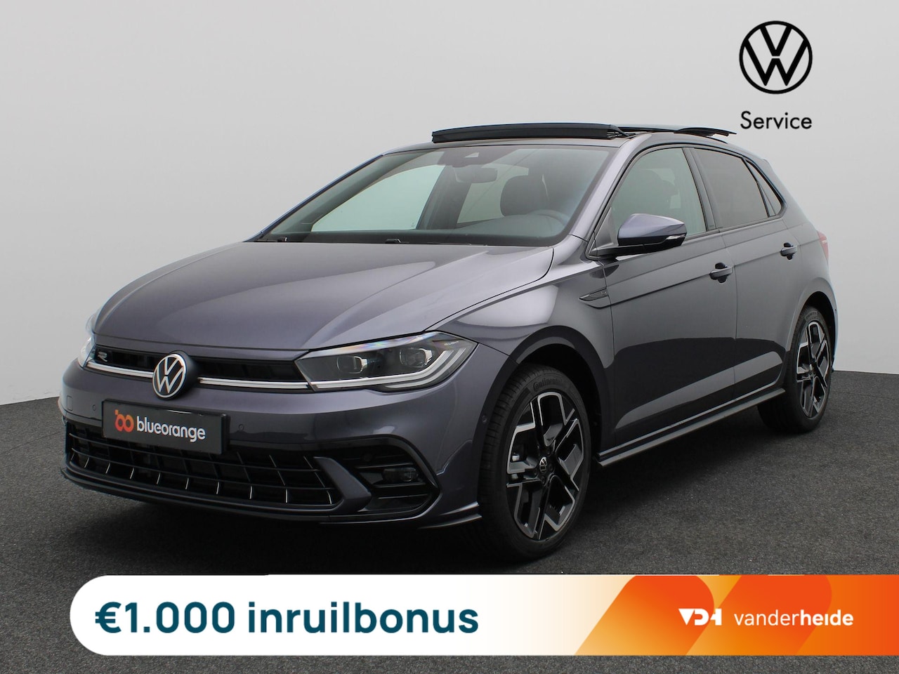 Volkswagen Polo - 1.0 TSI R-Line Edition 95PK DSG Pano-Schuifdak, Keyless, Matrix LED-Verlichting, Side Assi - AutoWereld.nl